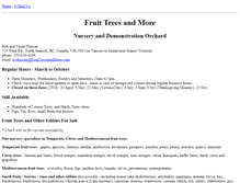 Tablet Screenshot of fruittreesandmore.com